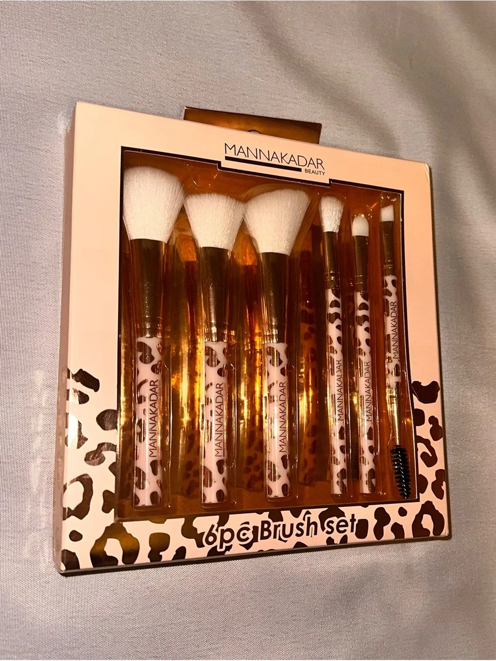 Makeup Brush Set by Manna Kadar - 6 Piece Set